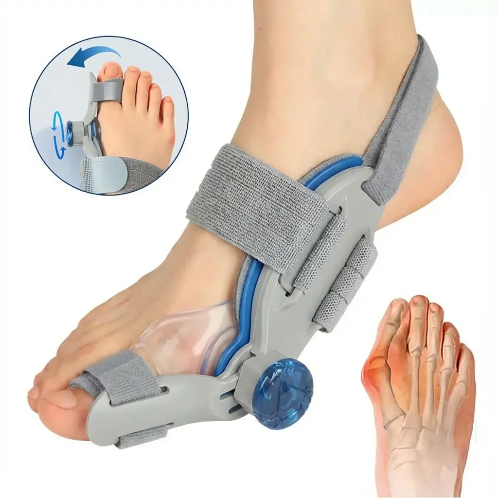 Halluflex™ Pro | Correcteur d'Oignon & Redresseur d'Orteil (Nuit)